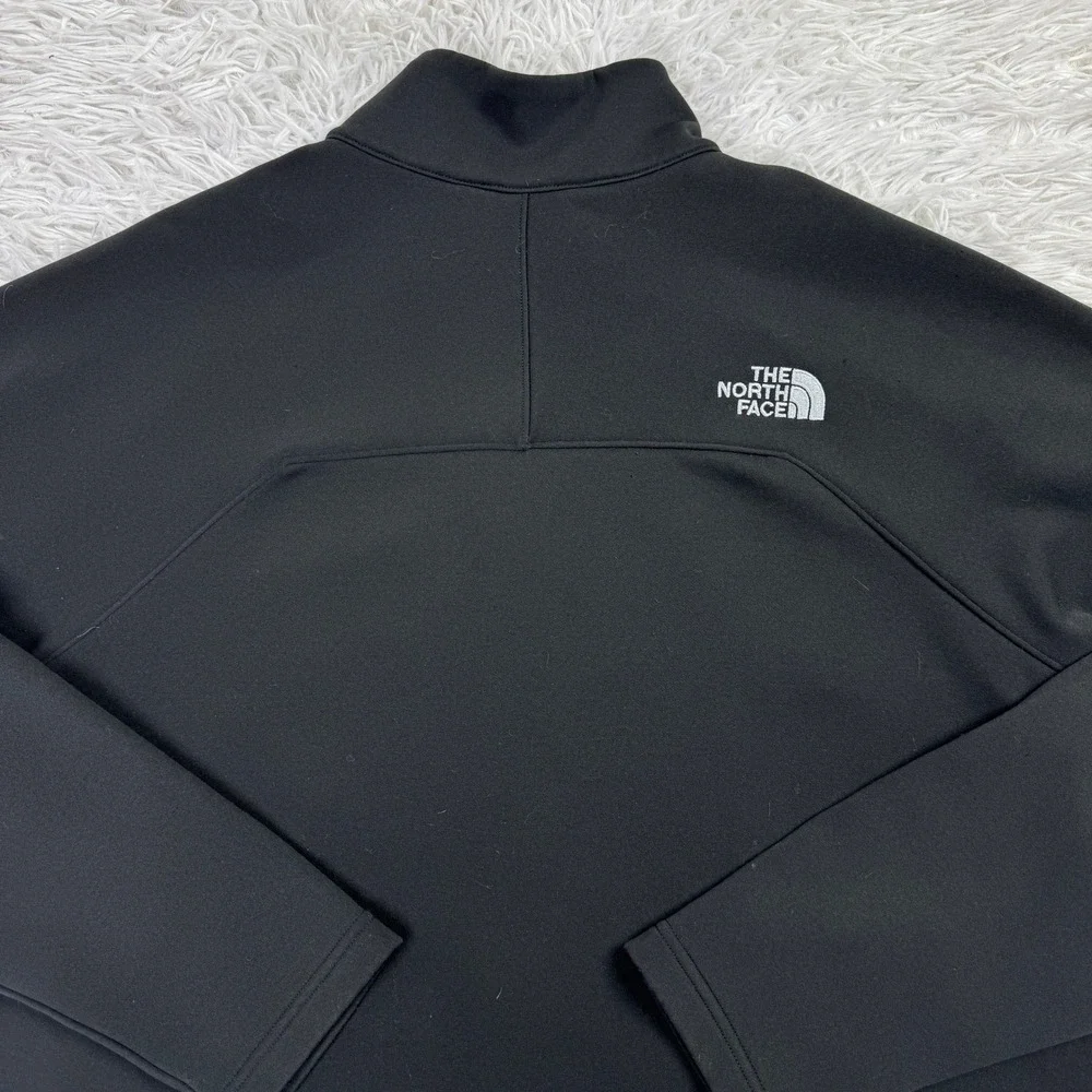 North Face Jacket Mens Extra Large Black Tenacious Full Zip Fleece Mock Neck XL